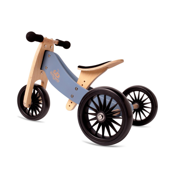 2-in-1 Tiny Tot Plus Tricycle & Balance Bike - Slate Blue - The Crib