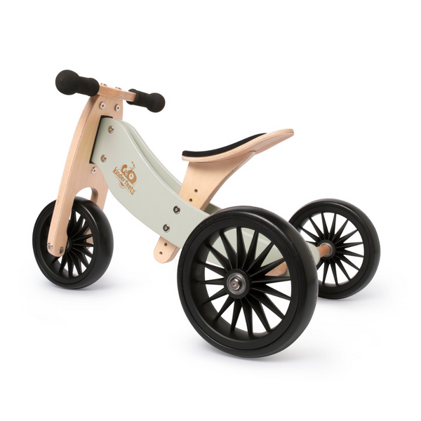 2-in-1 Tiny Tot Plus Tricycle & Balance Bike - Silver Sage - The Crib