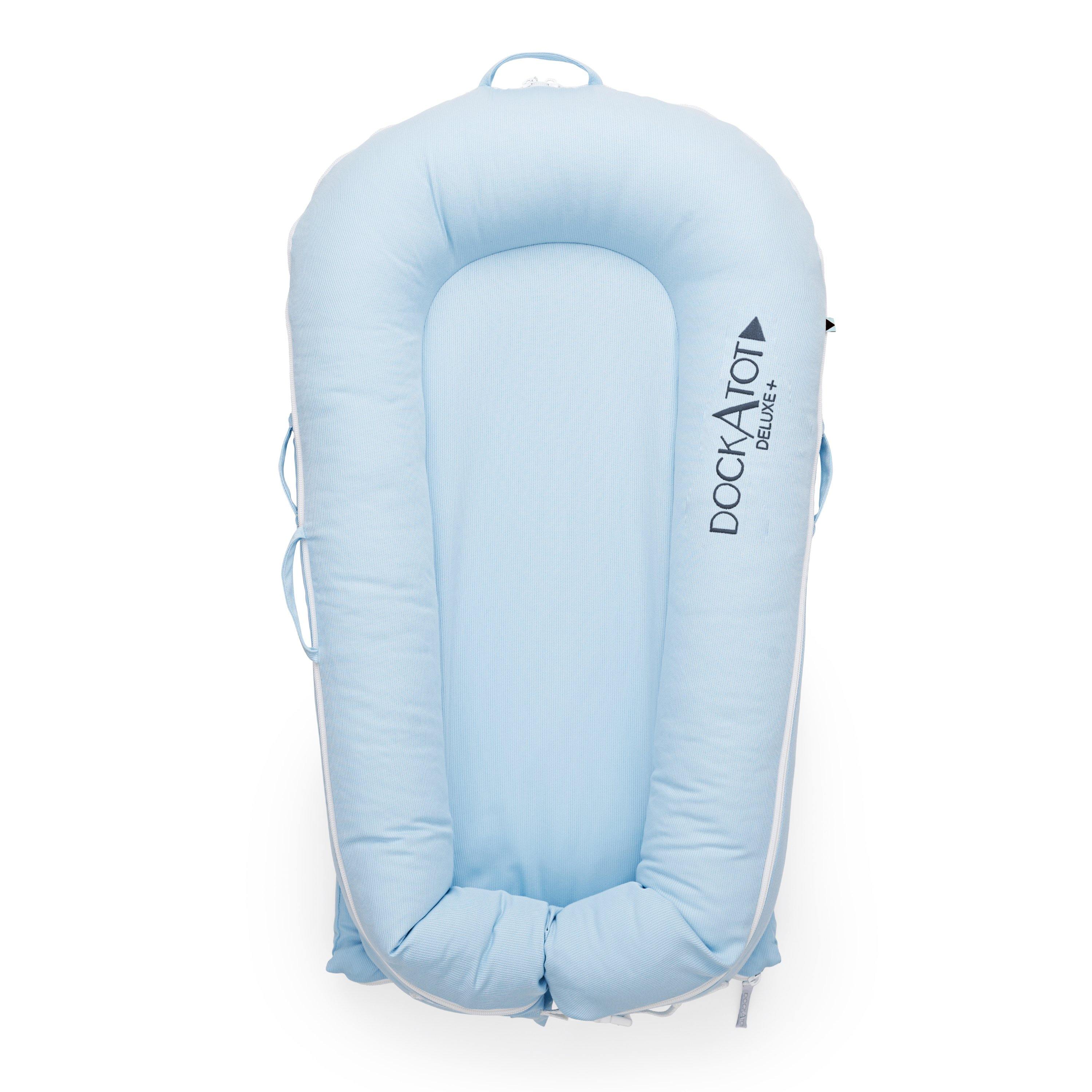 DockATot Deluxe Pod Solid Collection Celestial Blue The Crib