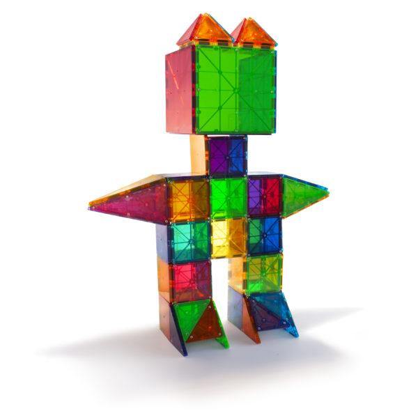 Magna-Tiles® Clear Colors 100 Piece Set - The Crib
