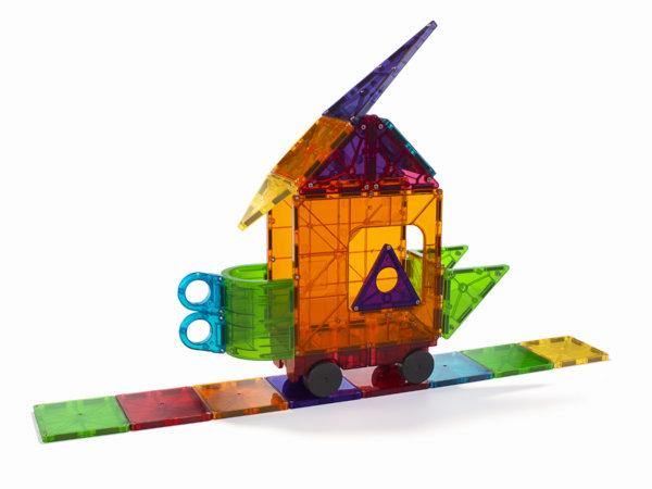 Magna-Tiles® Clear Colors 48 Piece Deluxe Set - The Crib