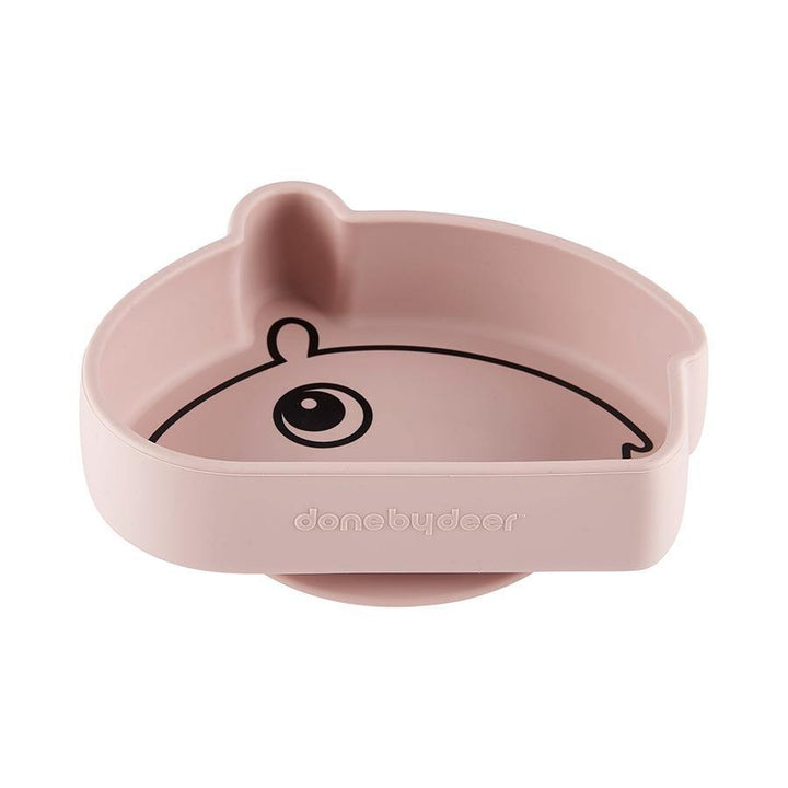 Silicone Stick & Stay Bowl, Ozzo - Powder - The Crib