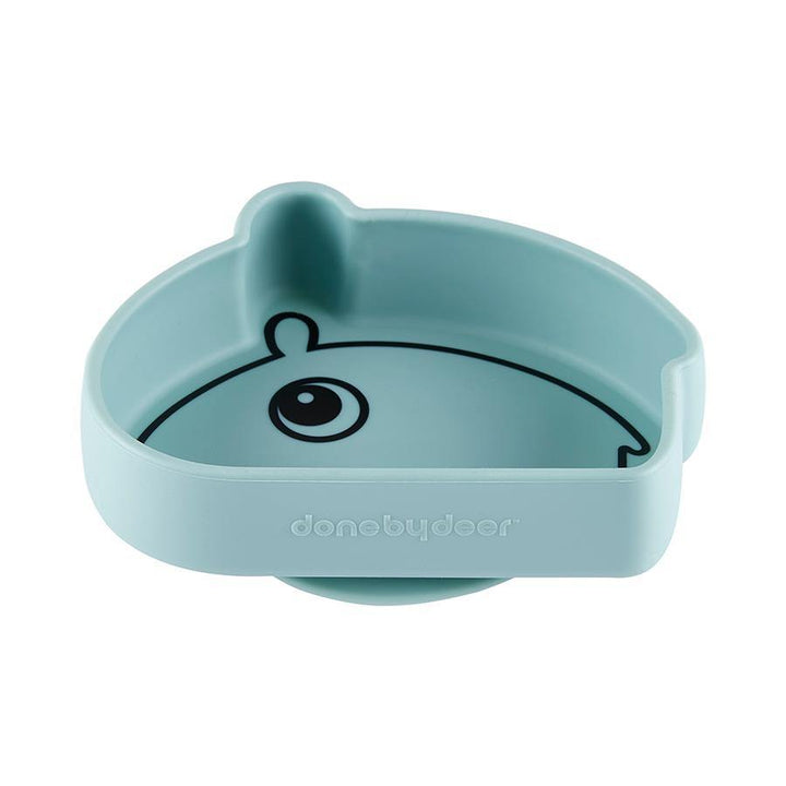 Silicone Stick & Stay Bowl, Ozzo - Blue - The Crib