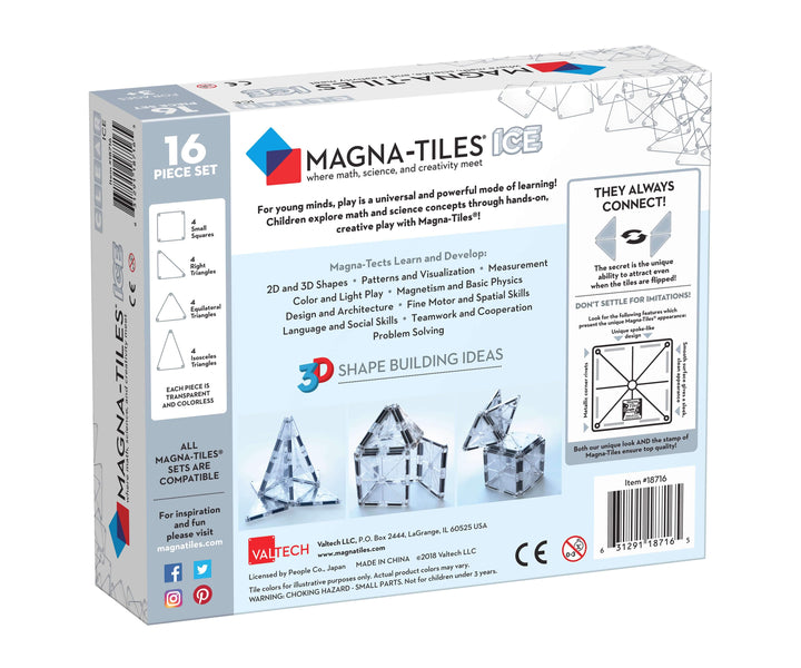 Magna-Tiles® ICE 16-Piece Set - The Crib