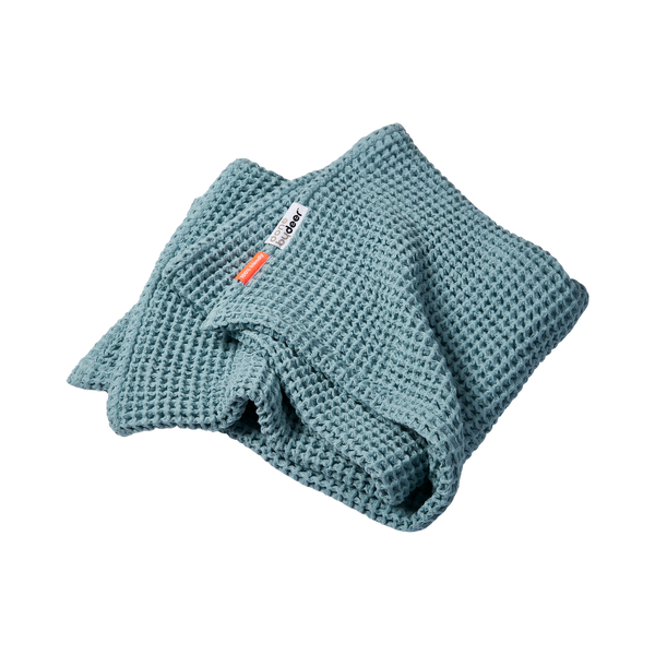 Waffle Blanket - Blue