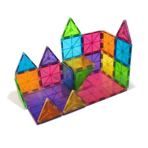 Magna-Tiles® Clear Colors 32 Piece Set - The Crib