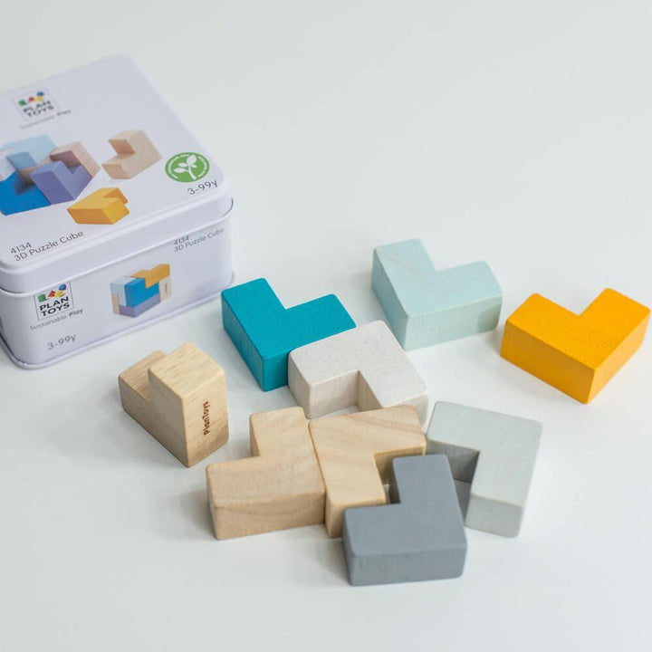 Wooden 3D Puzzle Cube - The Crib