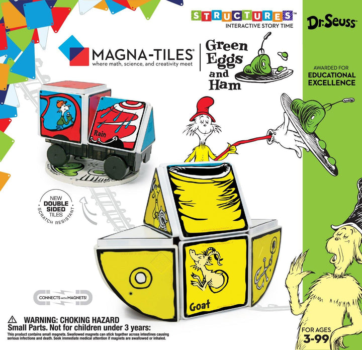 Magna-Tiles® Dr. Seuss | Green Eggs and Ham - The Crib