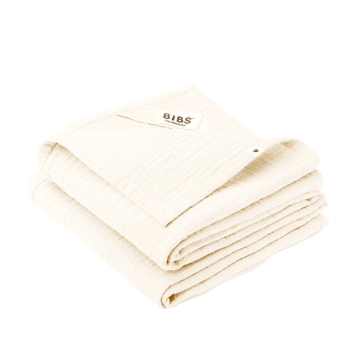 BIBS Cuddle Cloth Muslin (2-pack) Ivory