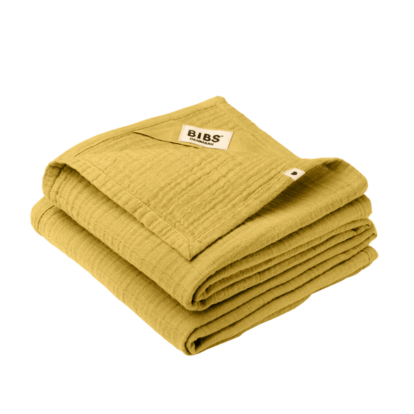 BIBS Cuddle Cloth Muslin (2-pack) Mustard