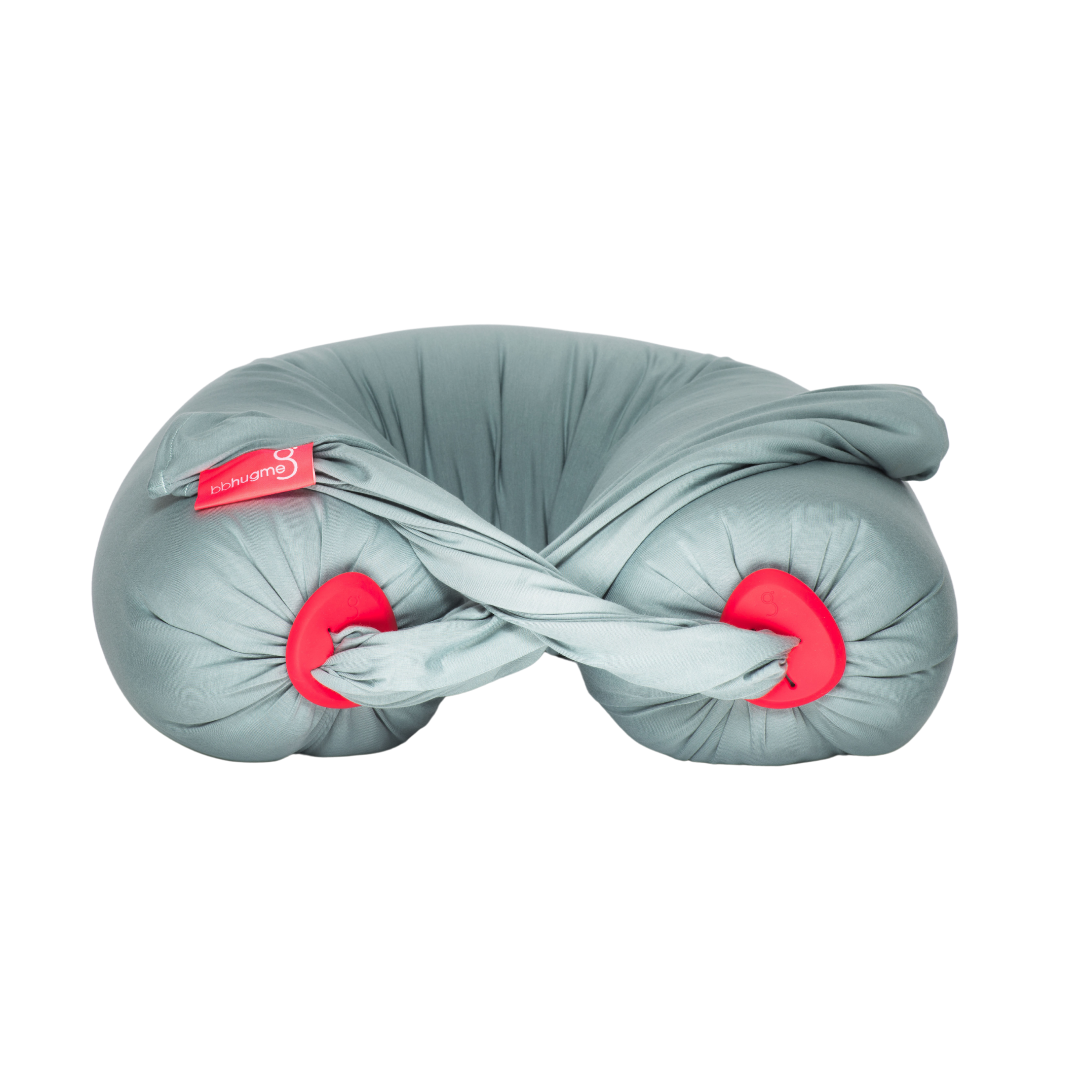 bbhugme Pregnancy Pillow Eucalyptus Coral The Crib Dubai UAE