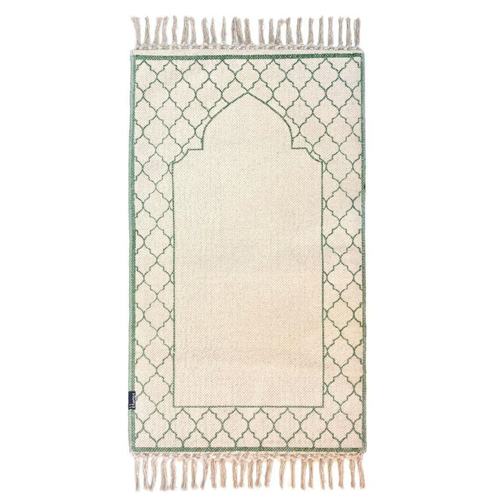 Organic Cotton Max Prayer Mat for Adults - Akhdar Green - The Crib