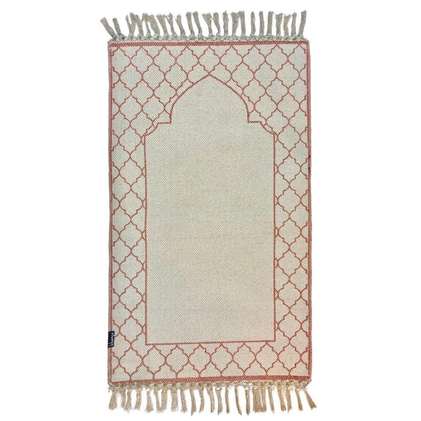 Organic Cotton Max Prayer Mat for Adults - Zahri Pink - The Crib