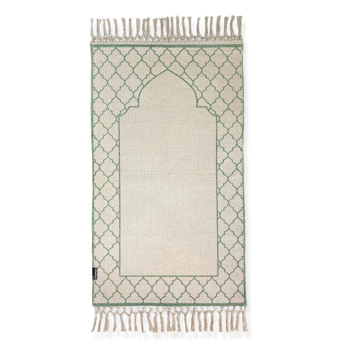 Organic Cotton Mini Prayer Mat for Children - Akhdar Green - The Crib