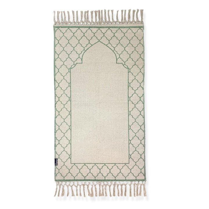 Organic Cotton Mini Prayer Mat for Children - Ramadi Grey - The Crib