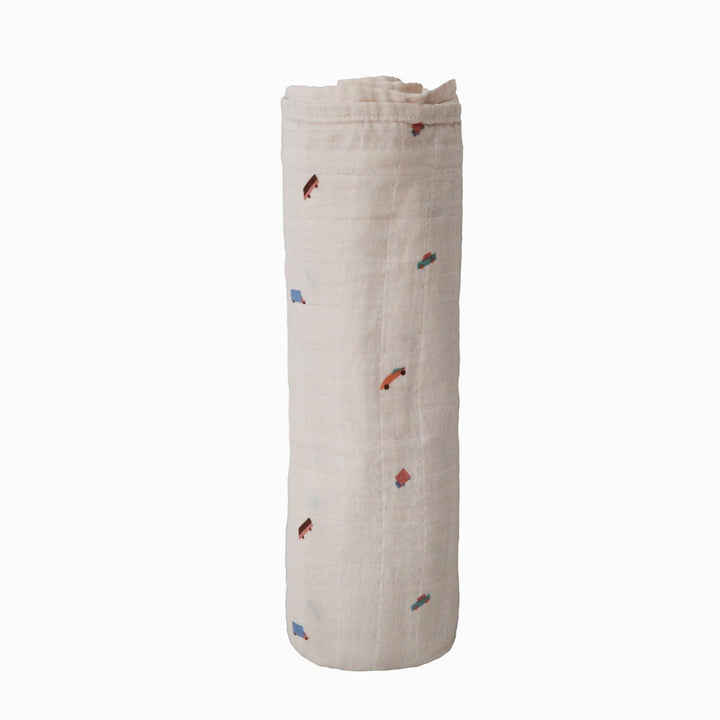 Swaddle Blanket Organic Cotton - Tawny Birch - The Crib