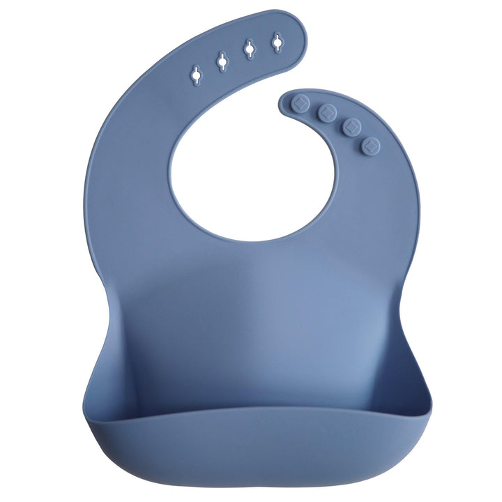 Silicone Baby Bib, Solid Colors - Shifting Sands - The Crib