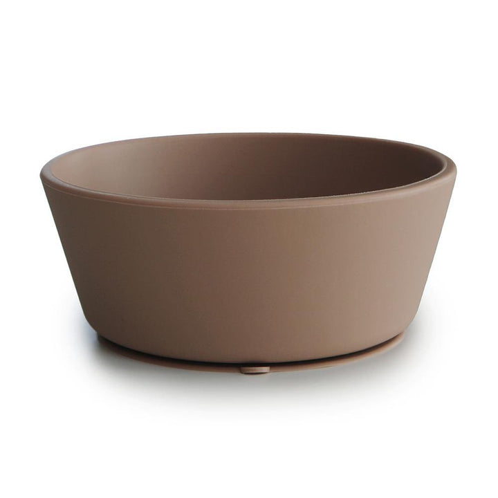 Silicone Suction Bowl - Stone - The Crib