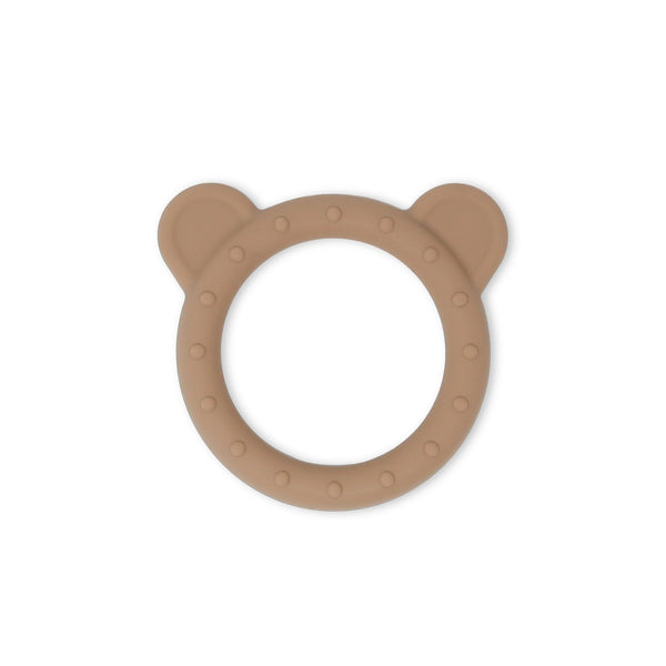 mushie teether bear natural