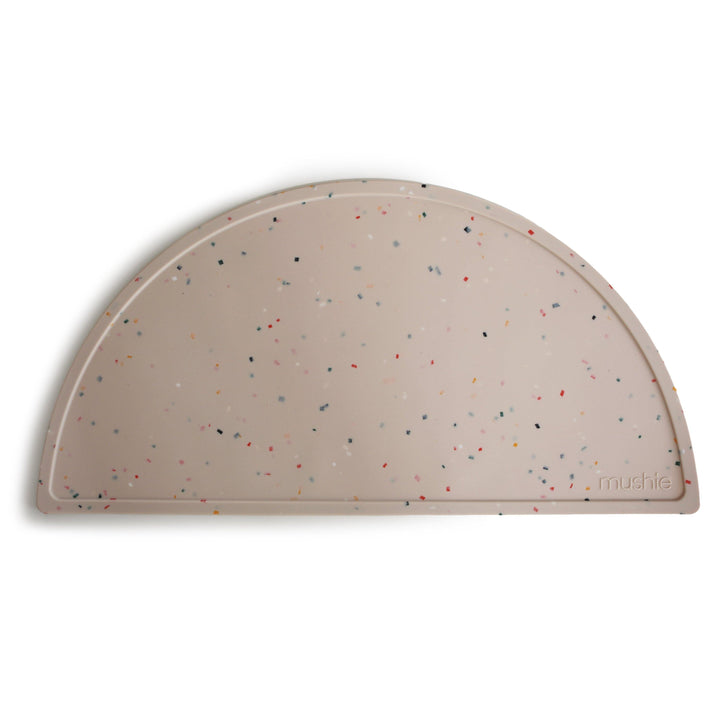 Silicone Place Mat, Printed - Powder Pink Confetti - The Crib