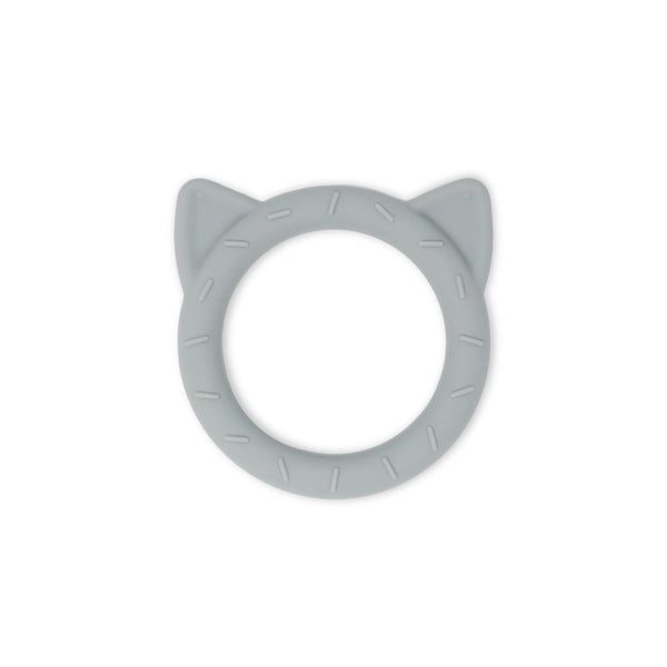mushie teether cat stone