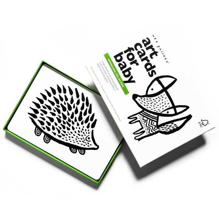 Wee Gallery Art Cards for Baby Woodland Animals
