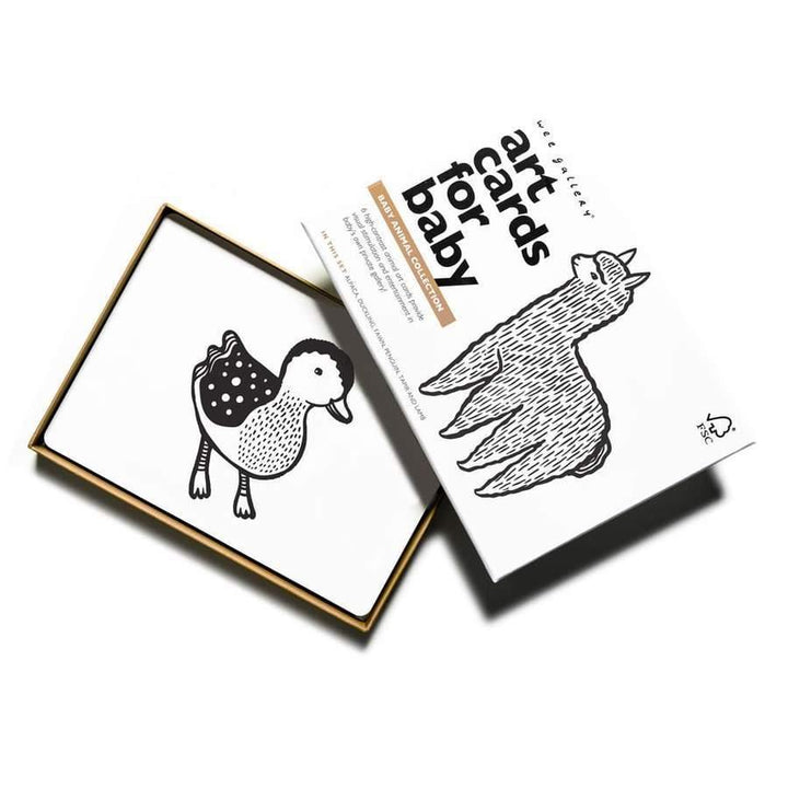 Wee Gallery Art Cards for Baby Baby Animals