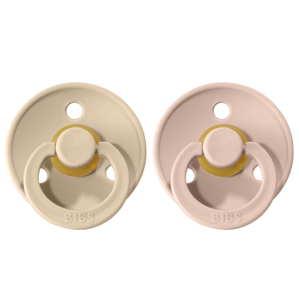 Color Pacifier (2pcs) - Vanilla/Blush - The Crib