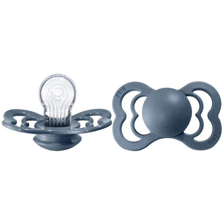 Supreme Silicone Pacifier - Black/White (6M+) - The Crib
