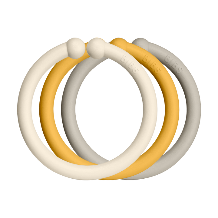 Loops 12pcs - Ivory / Honey Bee / Sand - The Crib
