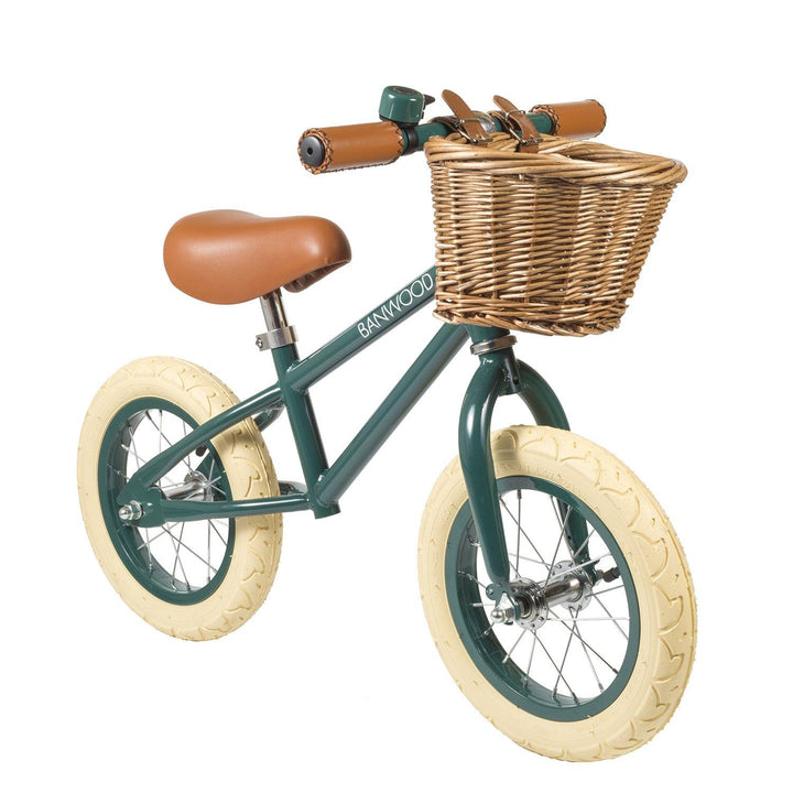 Balance Bike First Go - Dark Green - The Crib