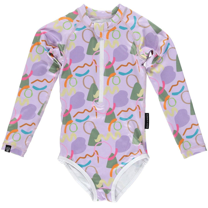 Confetti Long Sleeve Swimsuit - The Crib