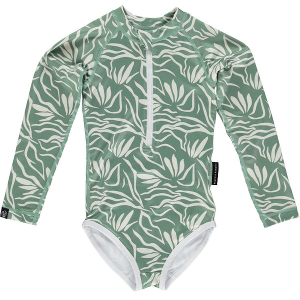 Hello Tropical Long Sleeve Swimsuit - The Crib