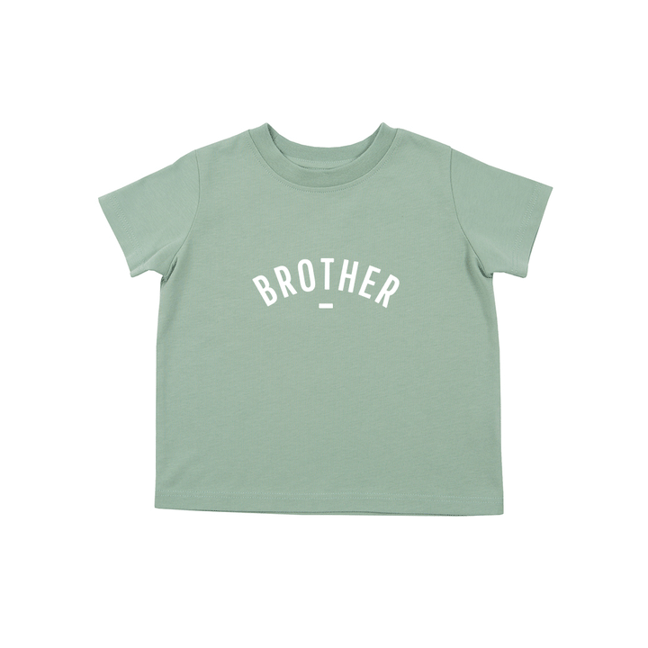 Brother Short Sleeve T-Shirt - Sage - The Crib