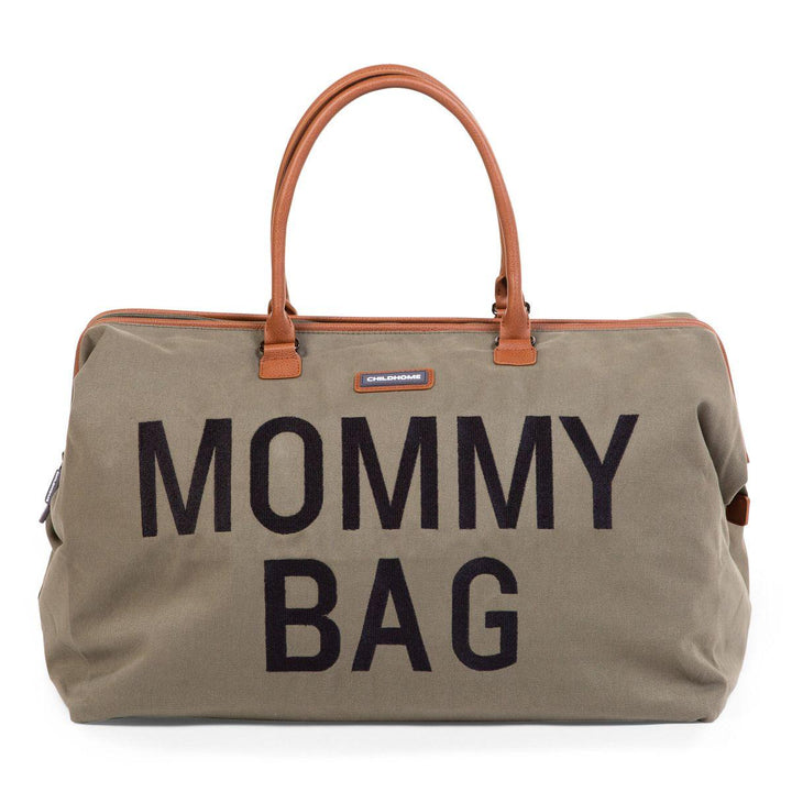 Mommy Bag - Kaki Canvas - The Crib