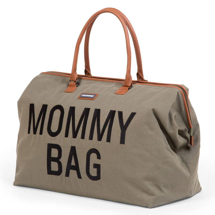 Mommy Bag - Kaki Canvas - The Crib
