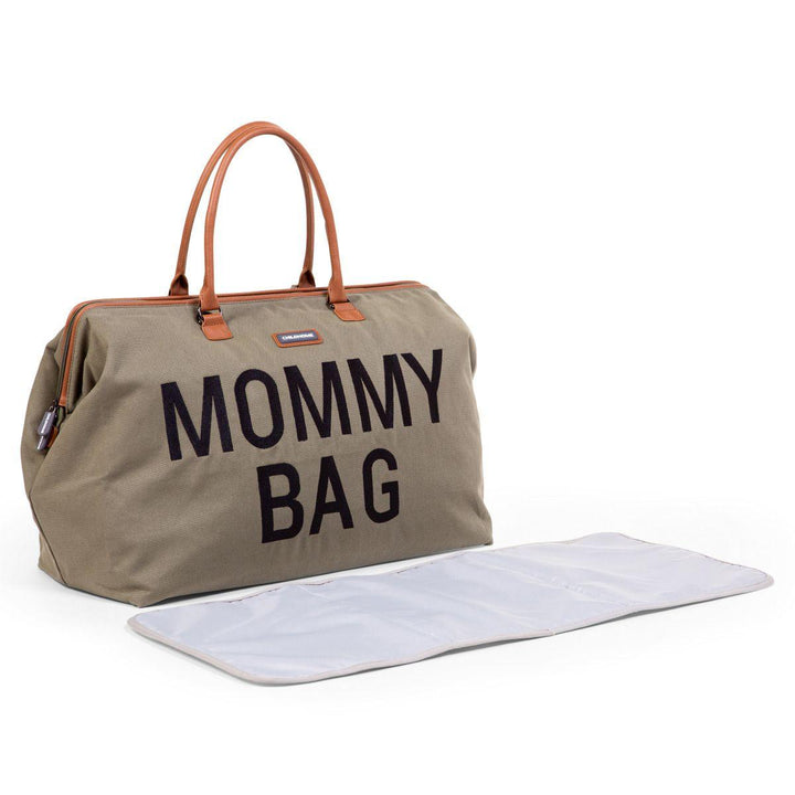 Mommy Bag - Kaki Canvas - The Crib