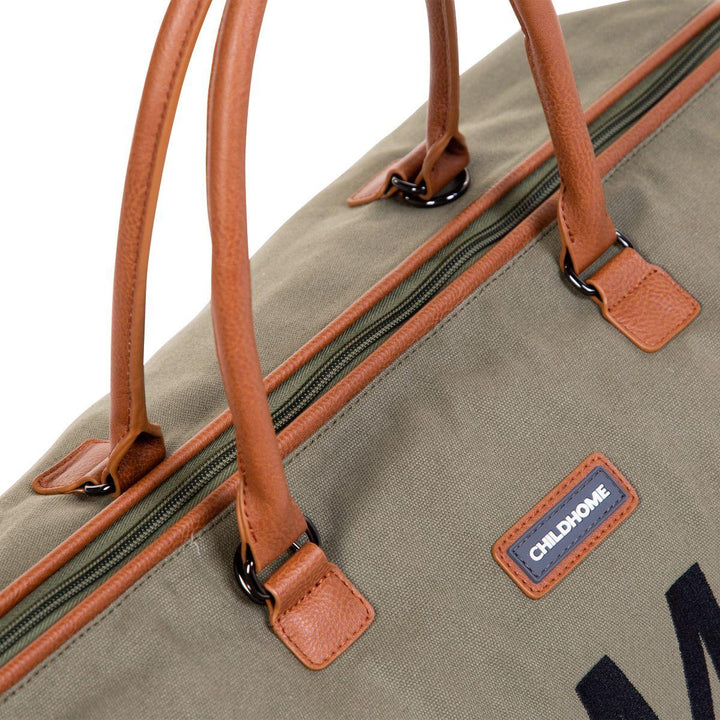 Mommy Bag - Kaki Canvas - The Crib