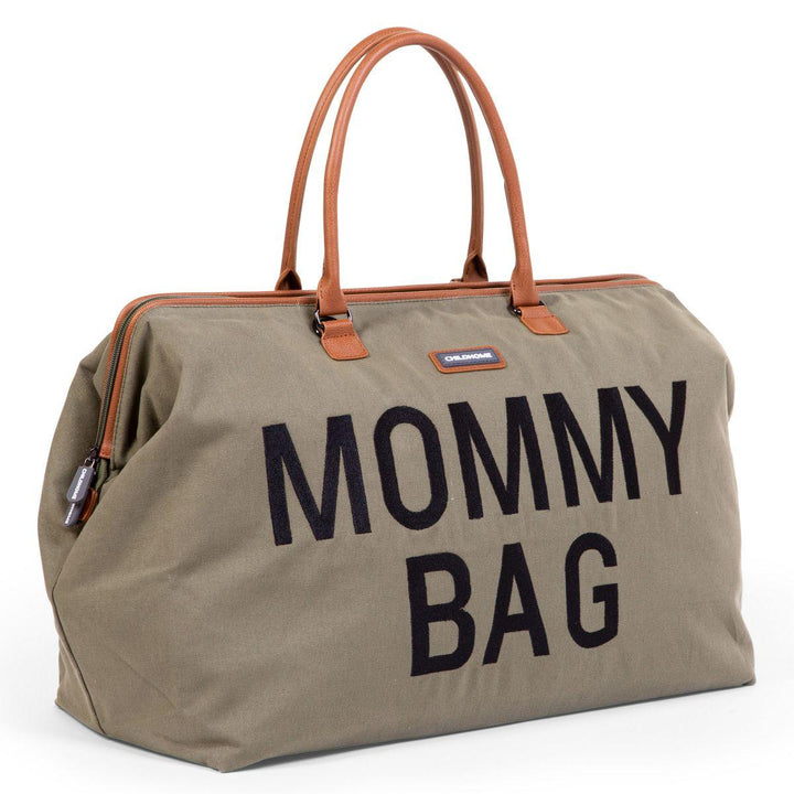 Mommy Bag - Kaki Canvas - The Crib
