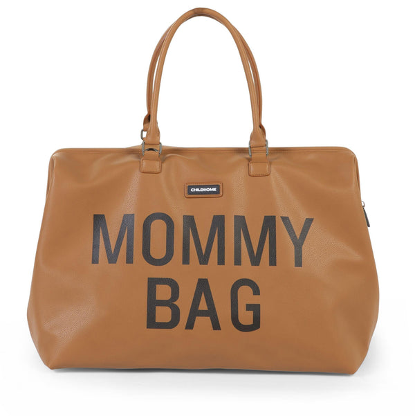 Mommy Bag - Leatherlook Brown - The Crib