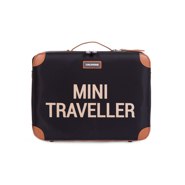 Mini Traveller Kids Suitcase - Black Gold