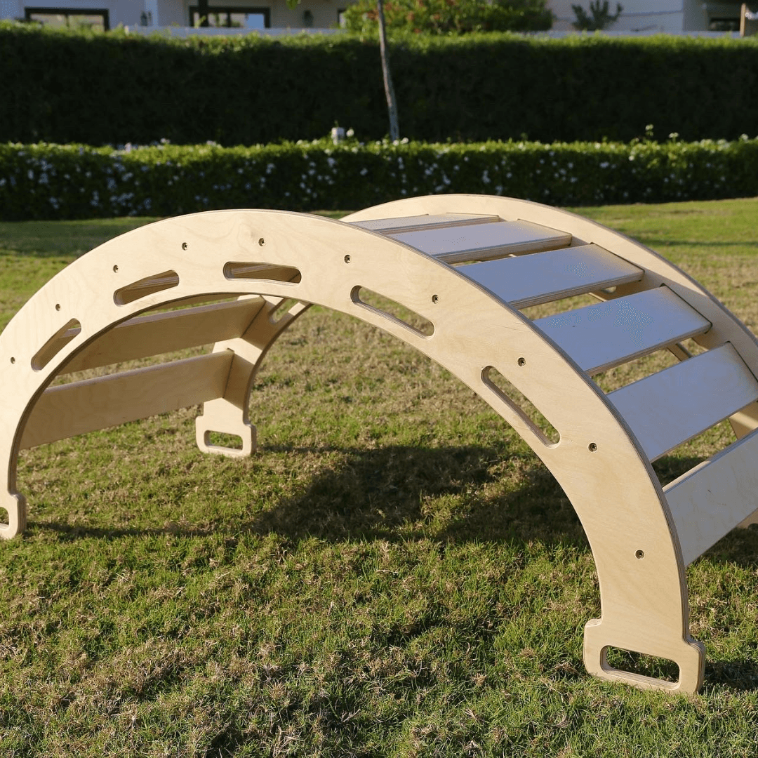Twinville Climbing Arch/Rocker Natural | TheCrib.ae | Dubai, UAE
