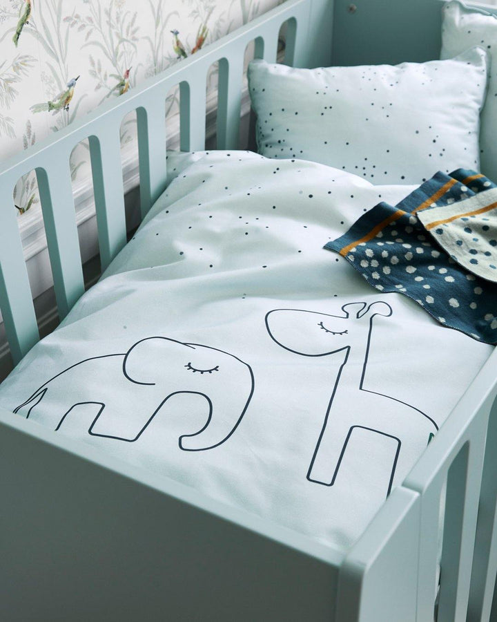 Bed Linen, Dreamy Dots - Blue - The Crib