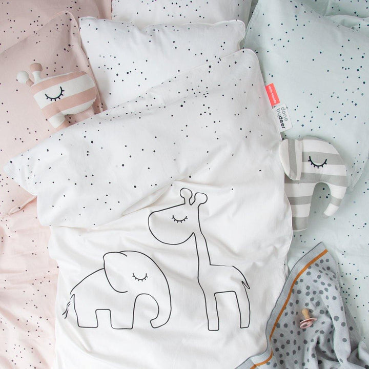 Bed Linen, Dreamy Dots - White - The Crib