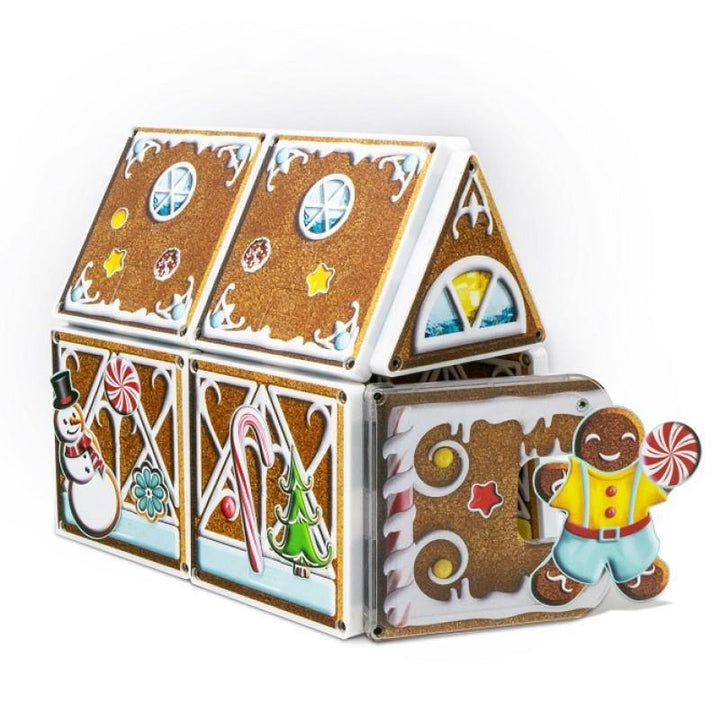 Magna-Tiles® Gingerbread Candy Cabin - The Crib