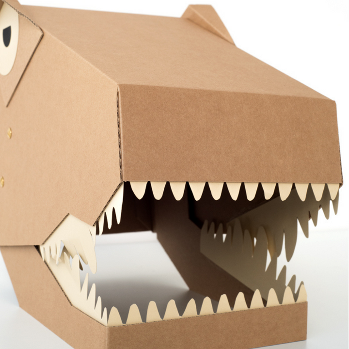 Koko Cardboard DIY Costume T-rex