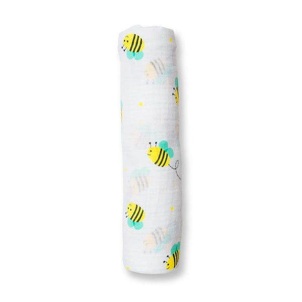 Muslin Swaddle - Bumbling Bee - The Crib