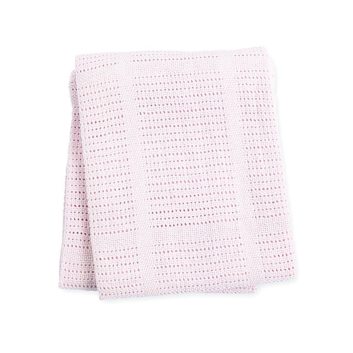 Cellular Blanket - Pink - The Crib