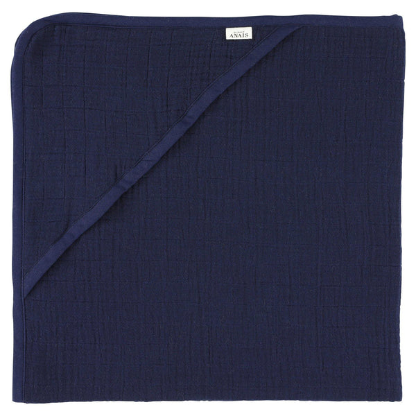 Hooded Towel - Bliss Blue - The Crib