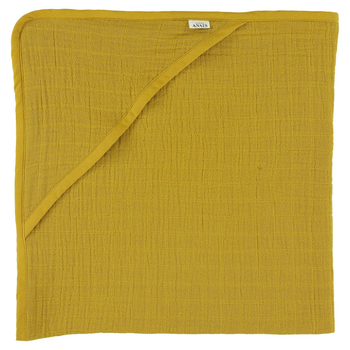 Hooded Towel - Bliss Mustard - The Crib